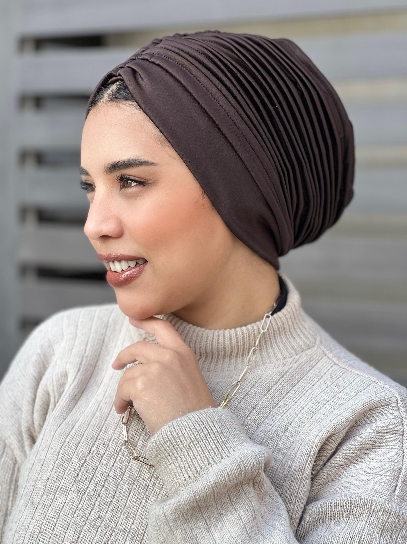 Swimming Selfdrapped Turban