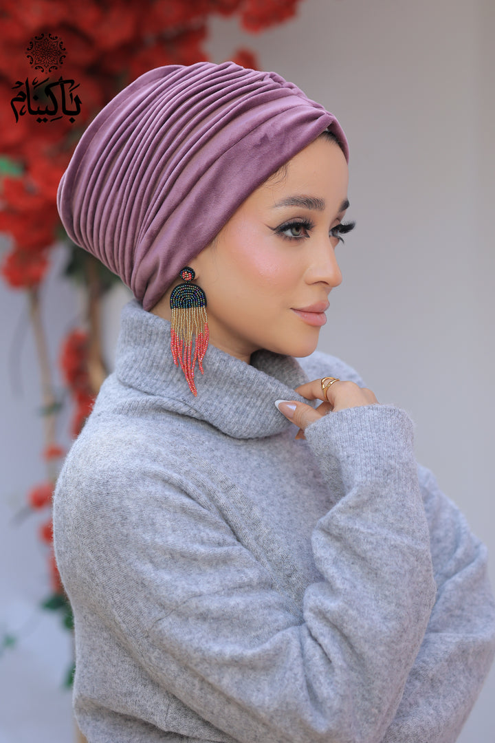 Plain Velvet Turbans