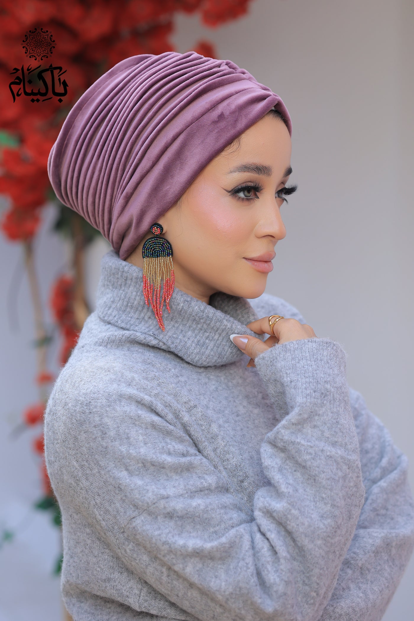 Plain Velvet Turbans