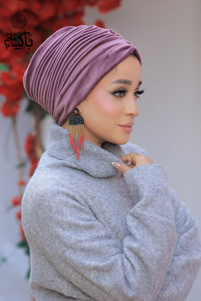Plain Velvet Turbans