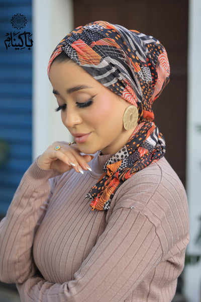 Artistic Tulle Turban