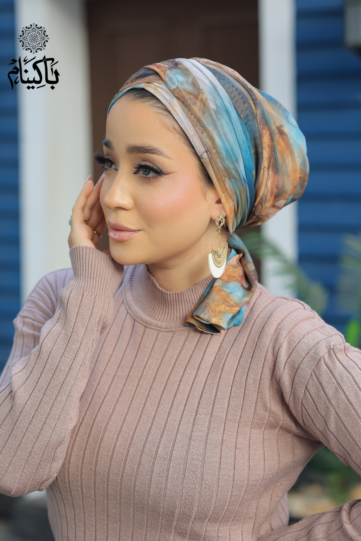 Kayla Tulle Turban