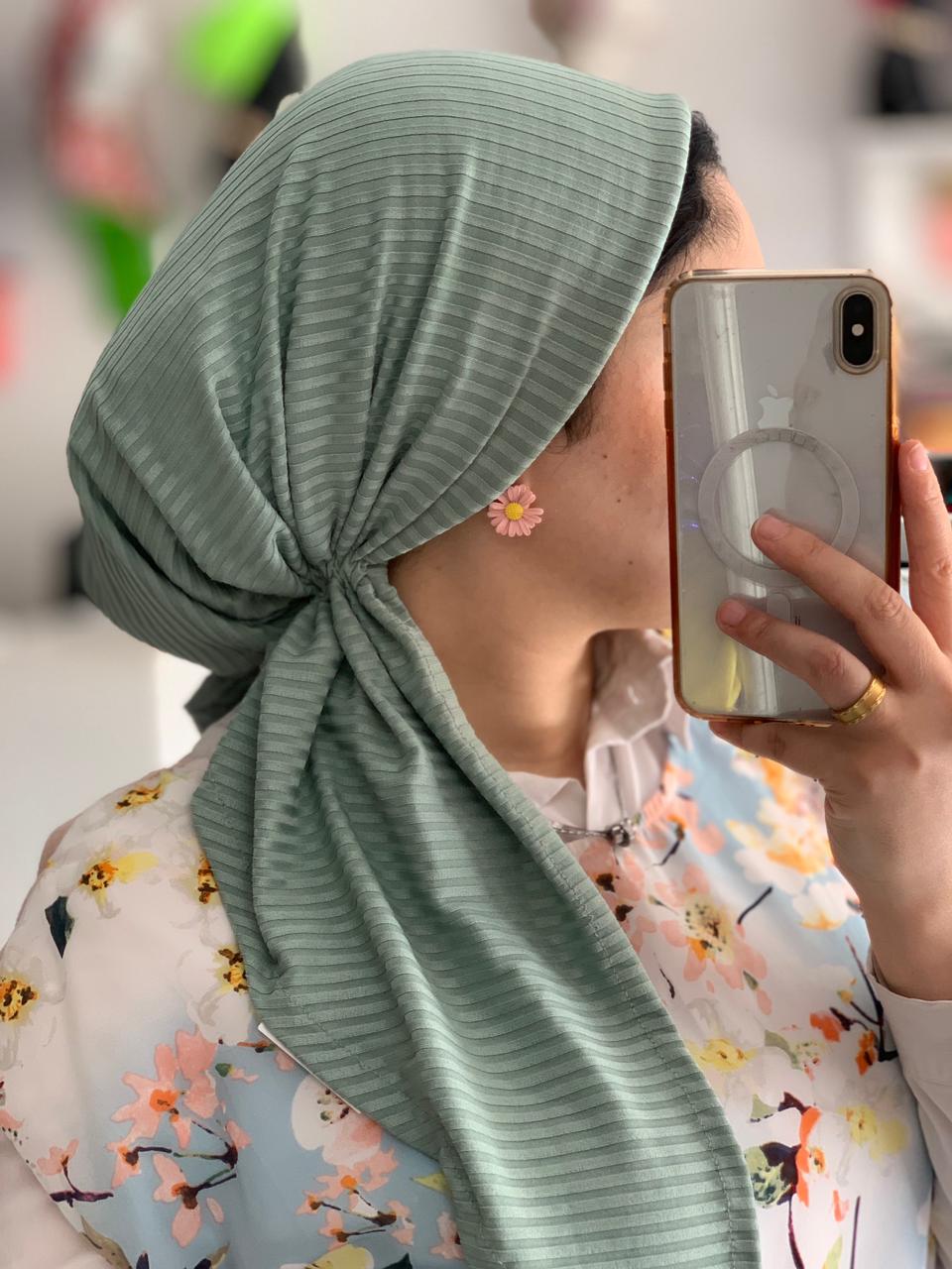 Pleated Cotton Scarfina