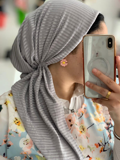 Pleated Cotton Scarfina