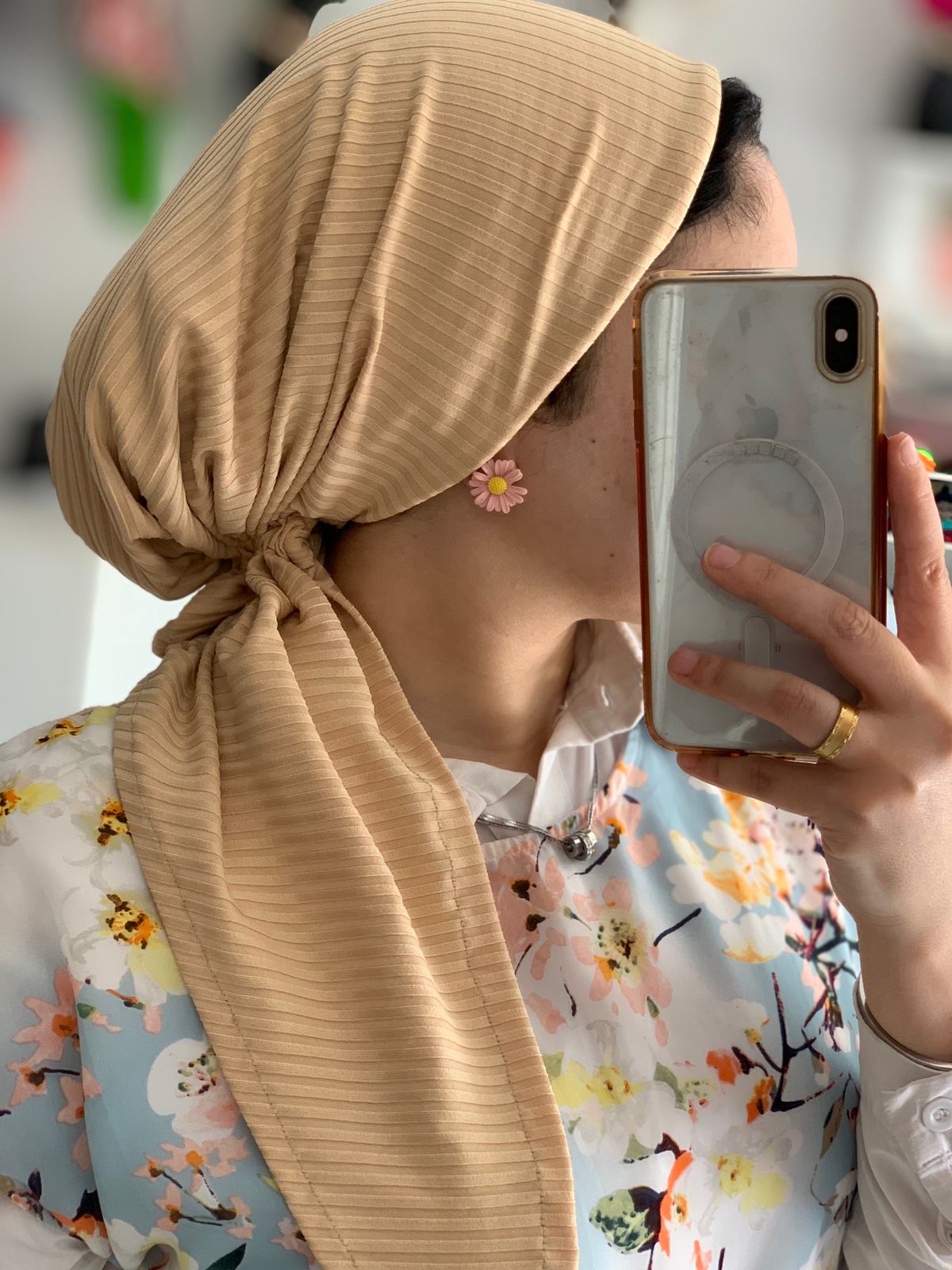 Pleated Cotton Scarfina