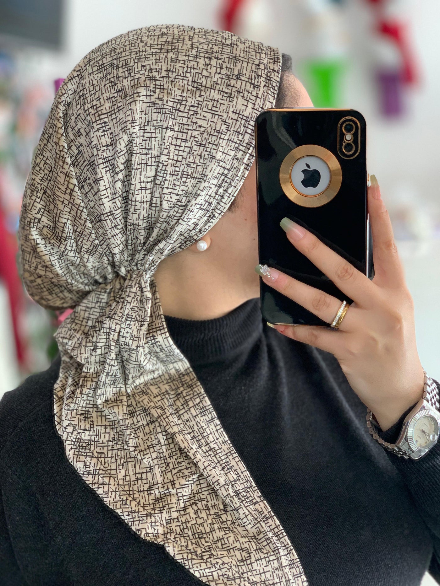 Simple Velvet Scarfina Turban