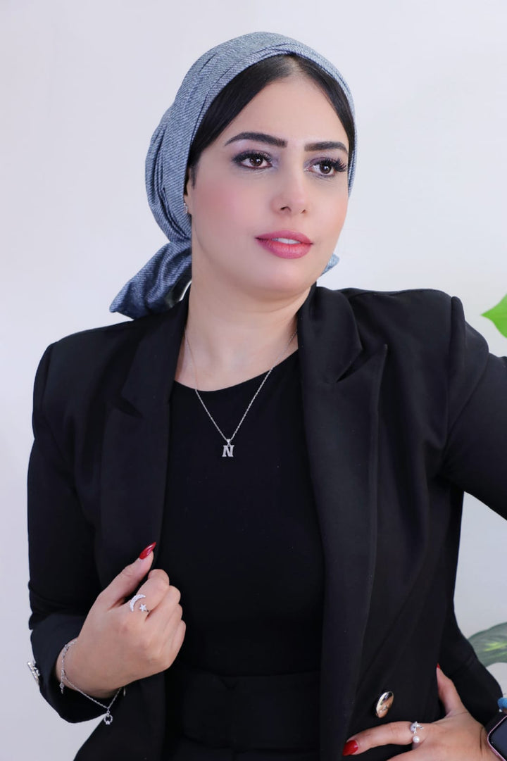 Cotton Denim-like Turban