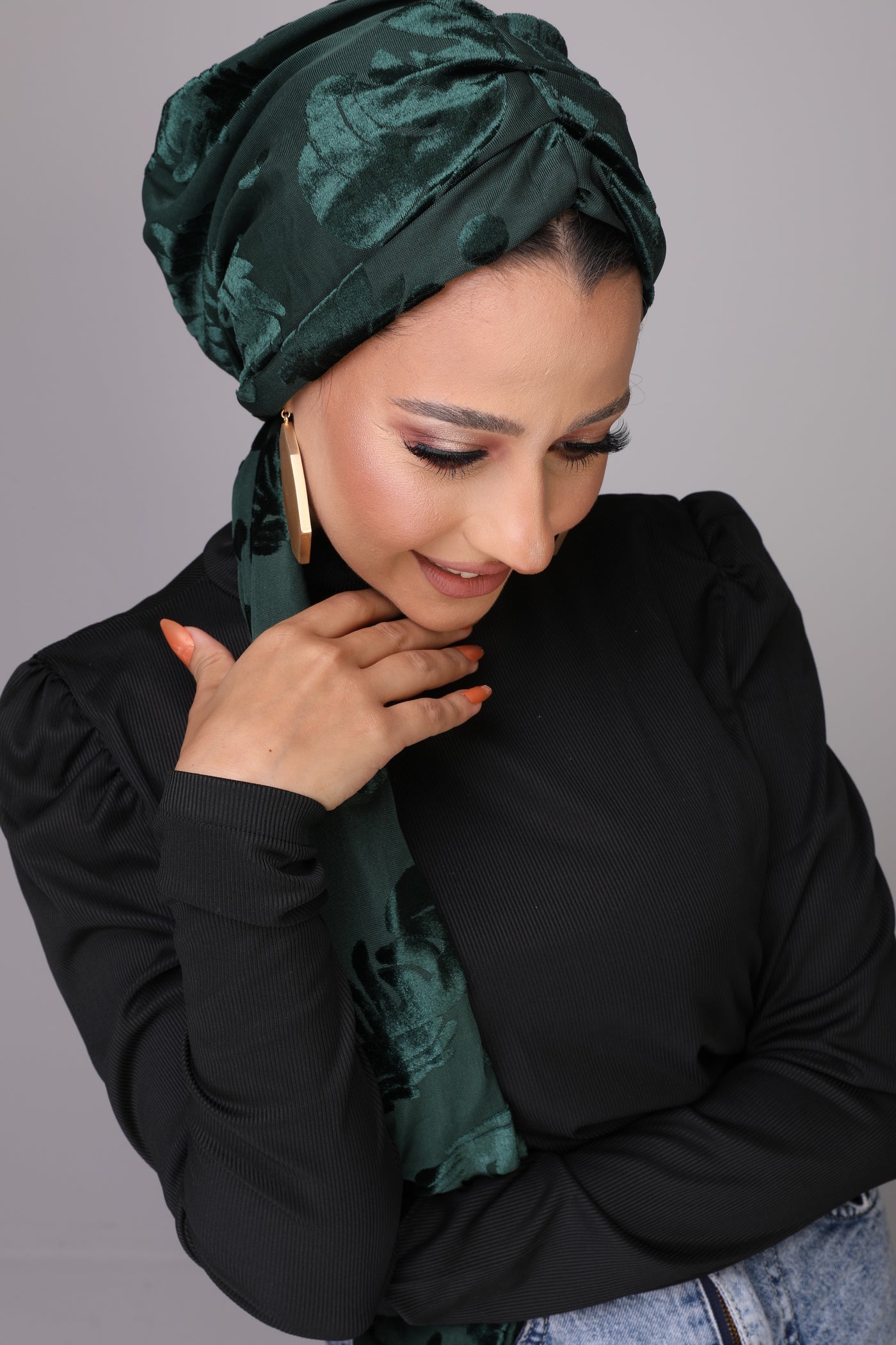 Dark green wrap around