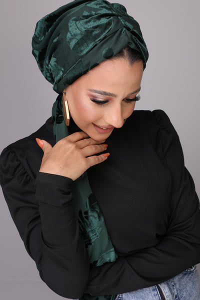 Dark green wrap around