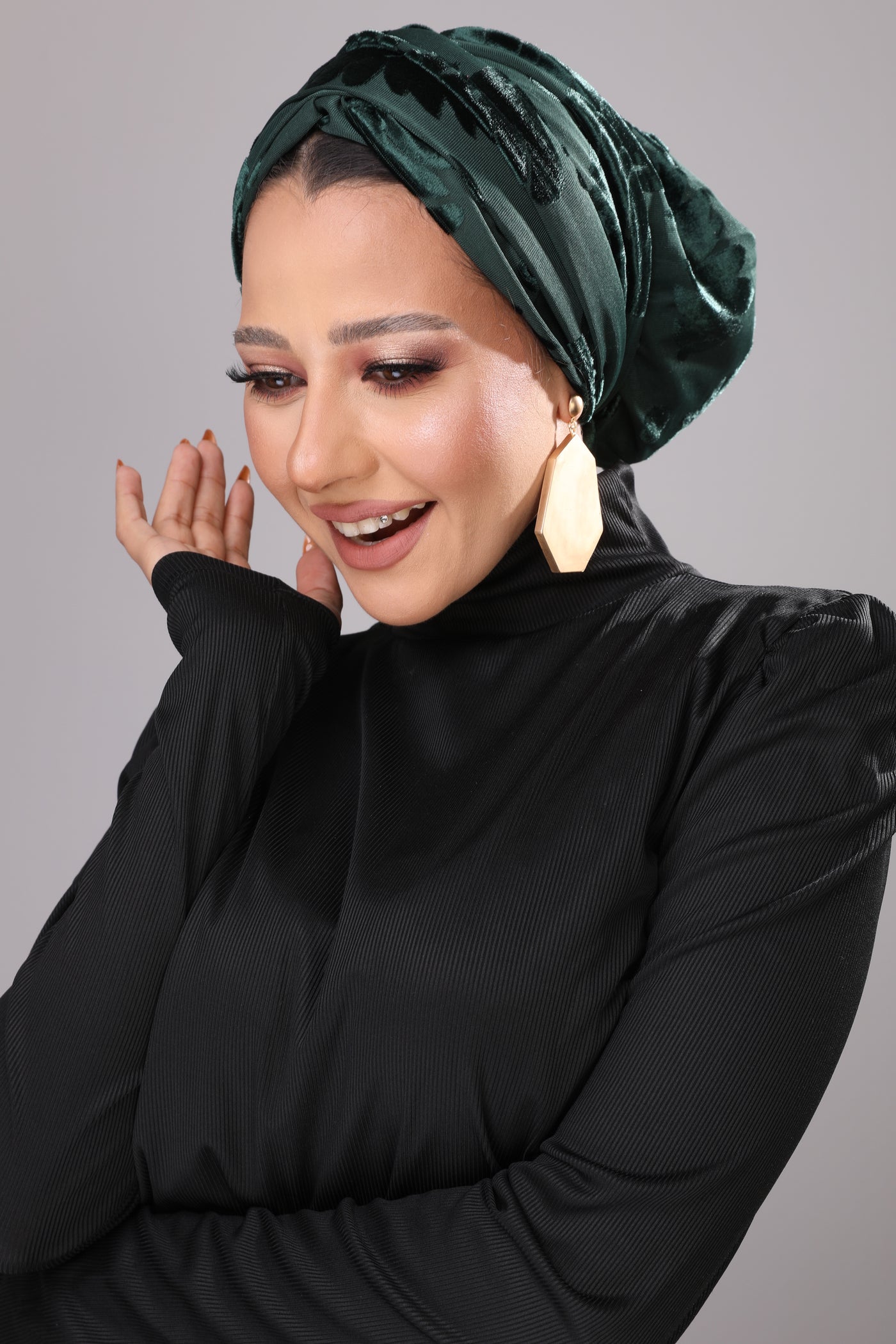 Dark green wrap around