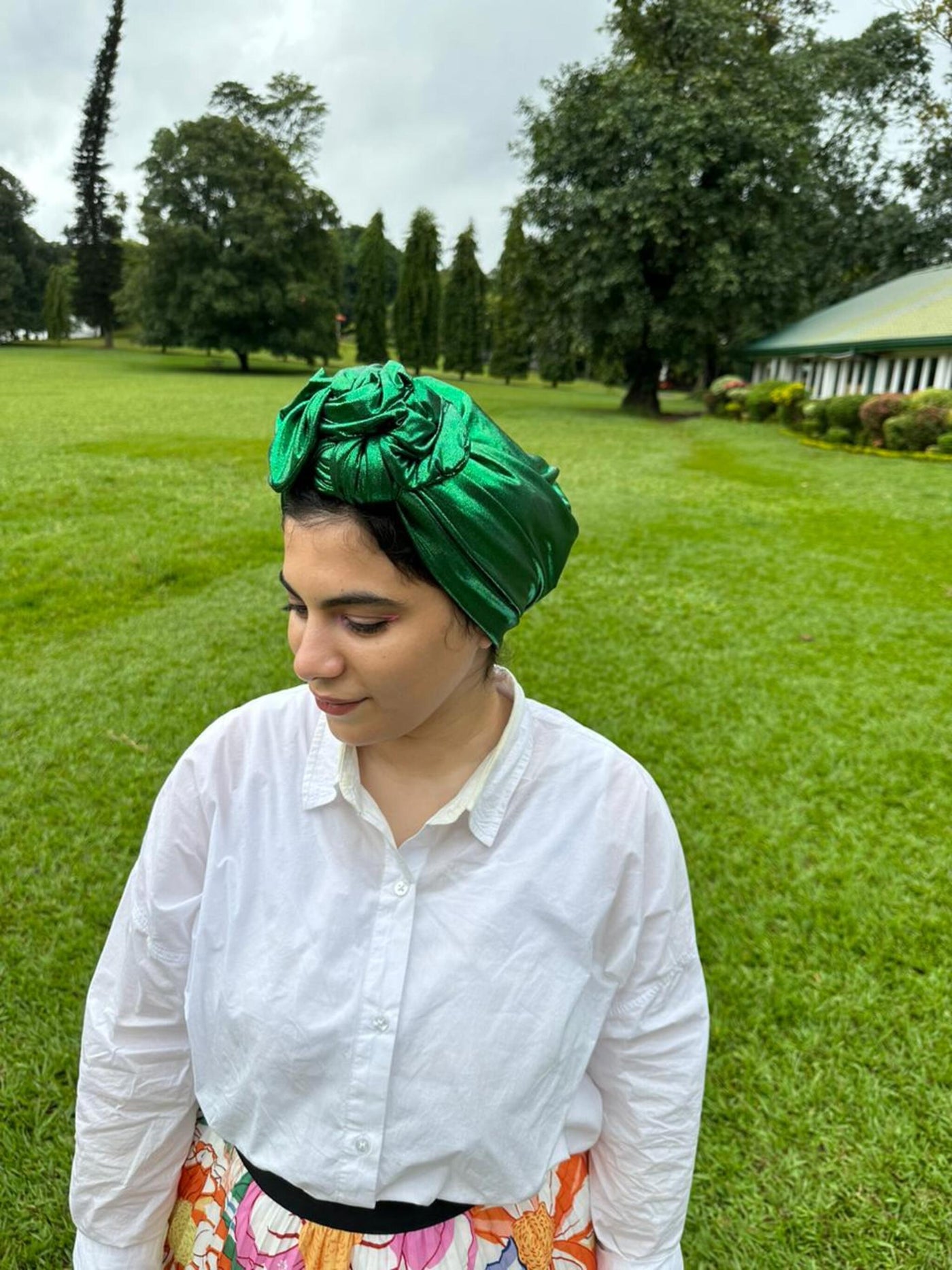 Green Wire Turban