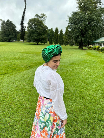 Green Wire Turban