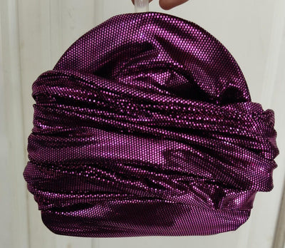 Light Leather Wire Turban