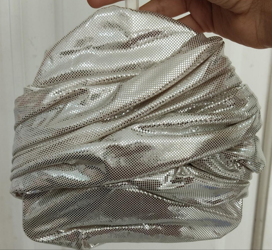 Light Leather Wire Turban