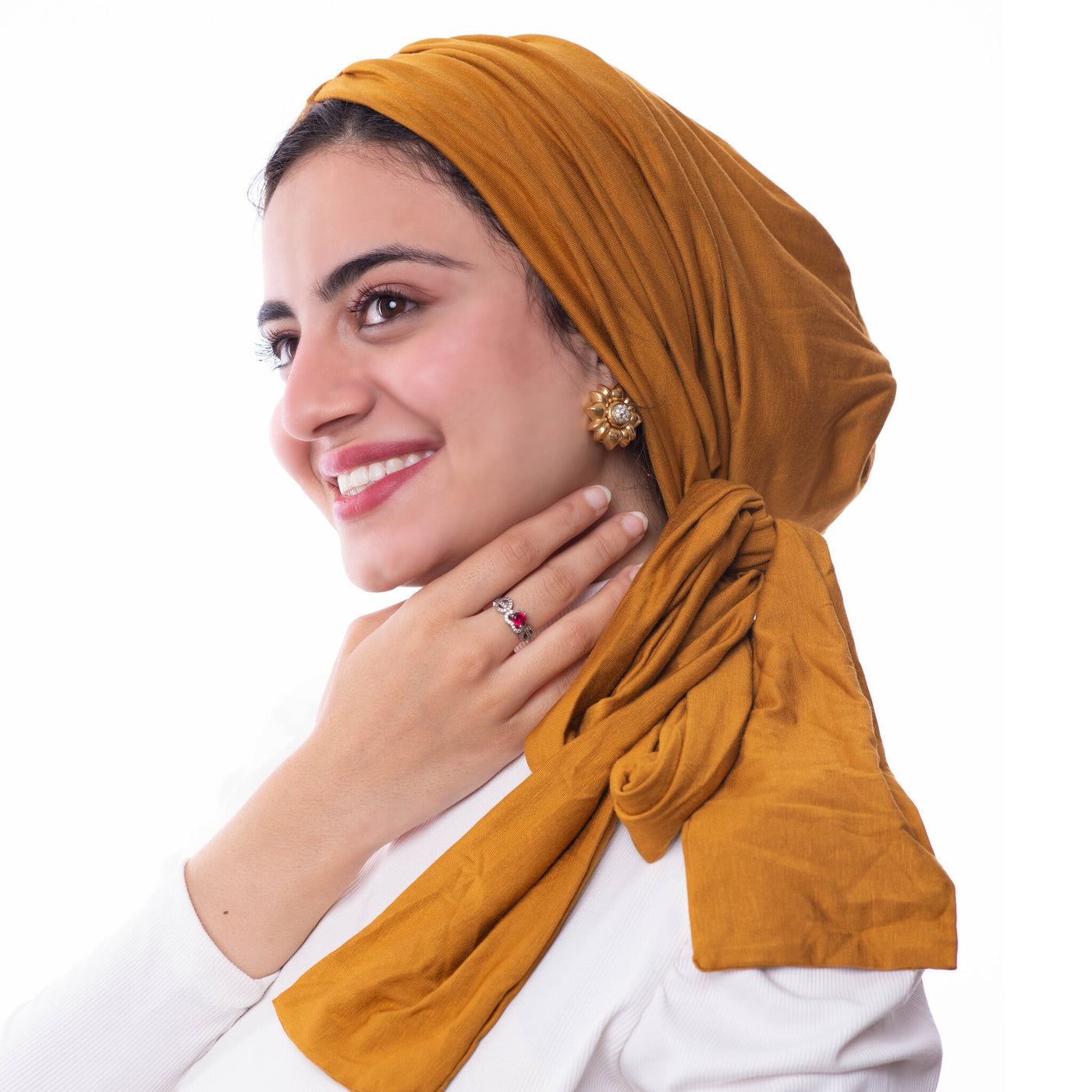 Mustard Cotton Wrap around