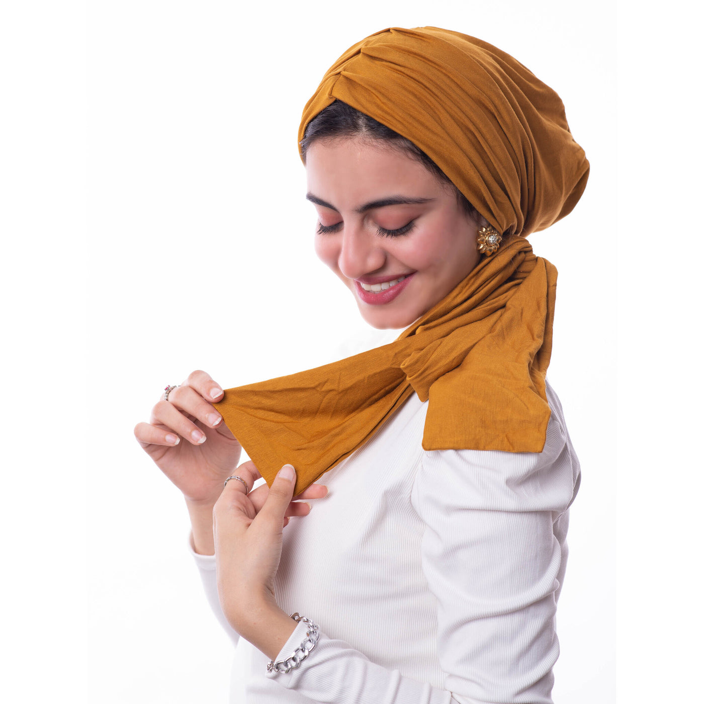 Mustard Cotton Wrap around