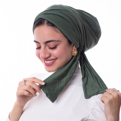 Olive Cotton Wrap around