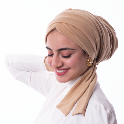 Beige Cotton Wrap around